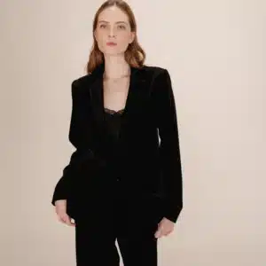 BLAZER DE TERCIOPELO TOFU de Grace & Mila – foto 1