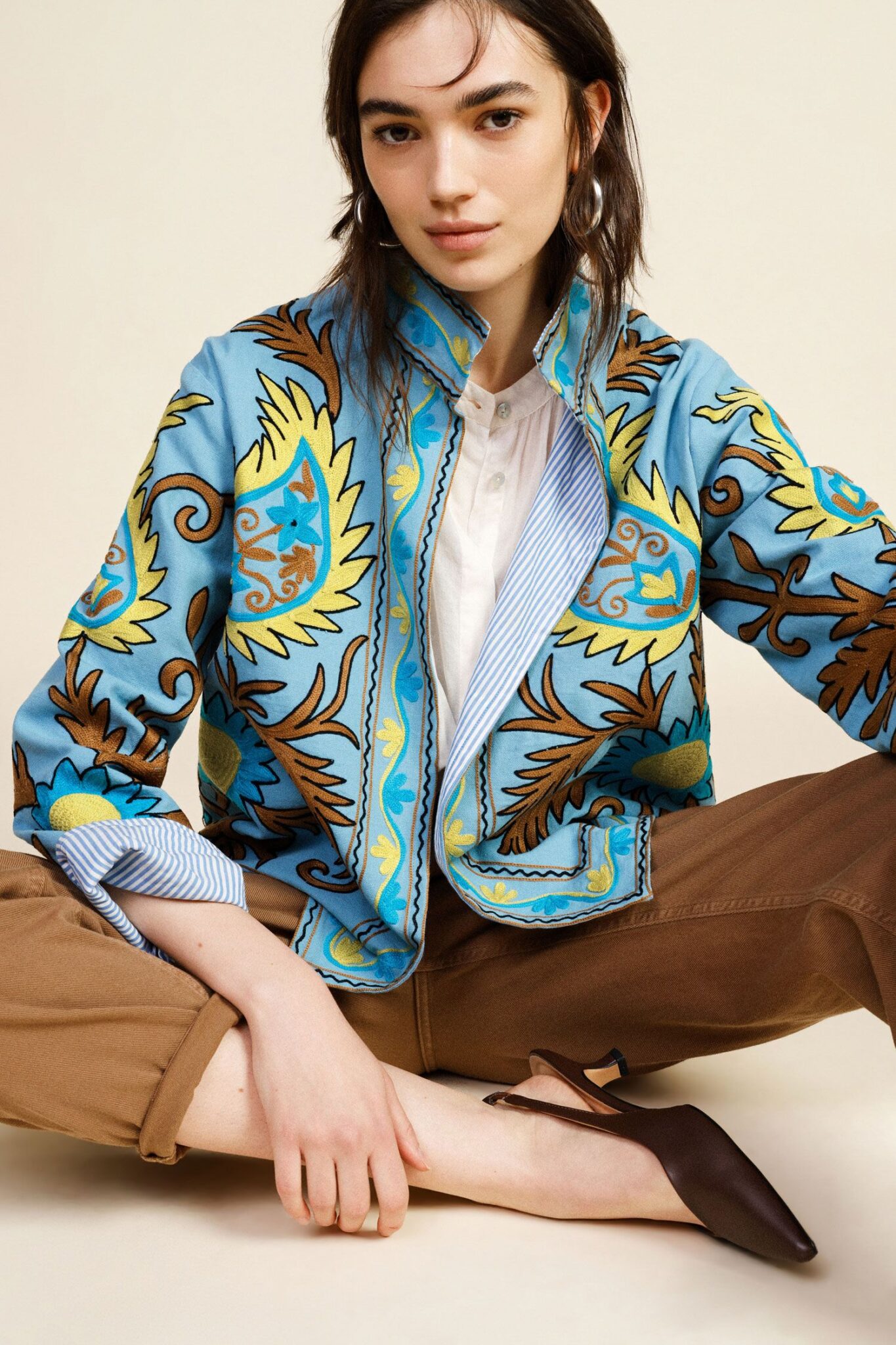Blazer corto estampado de Dixie – foto 3