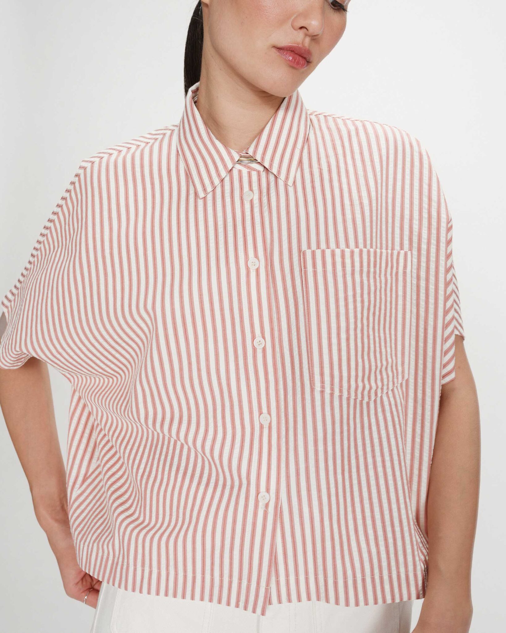 Camisa amplia a rayas Vercia de Grace & Mila – foto 1