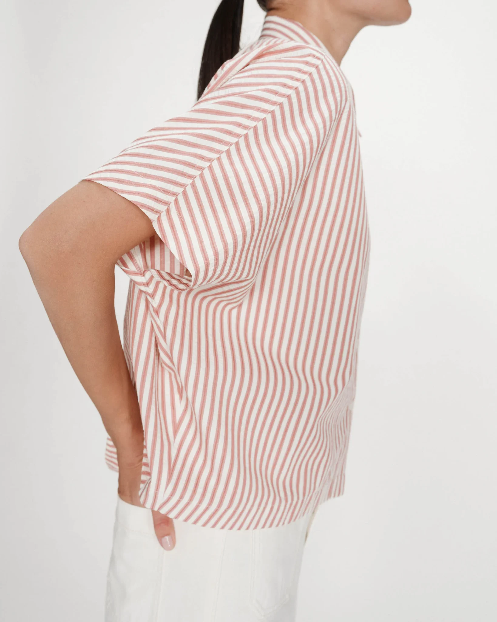 Camisa amplia a rayas Vercia de Grace & Mila – foto 2