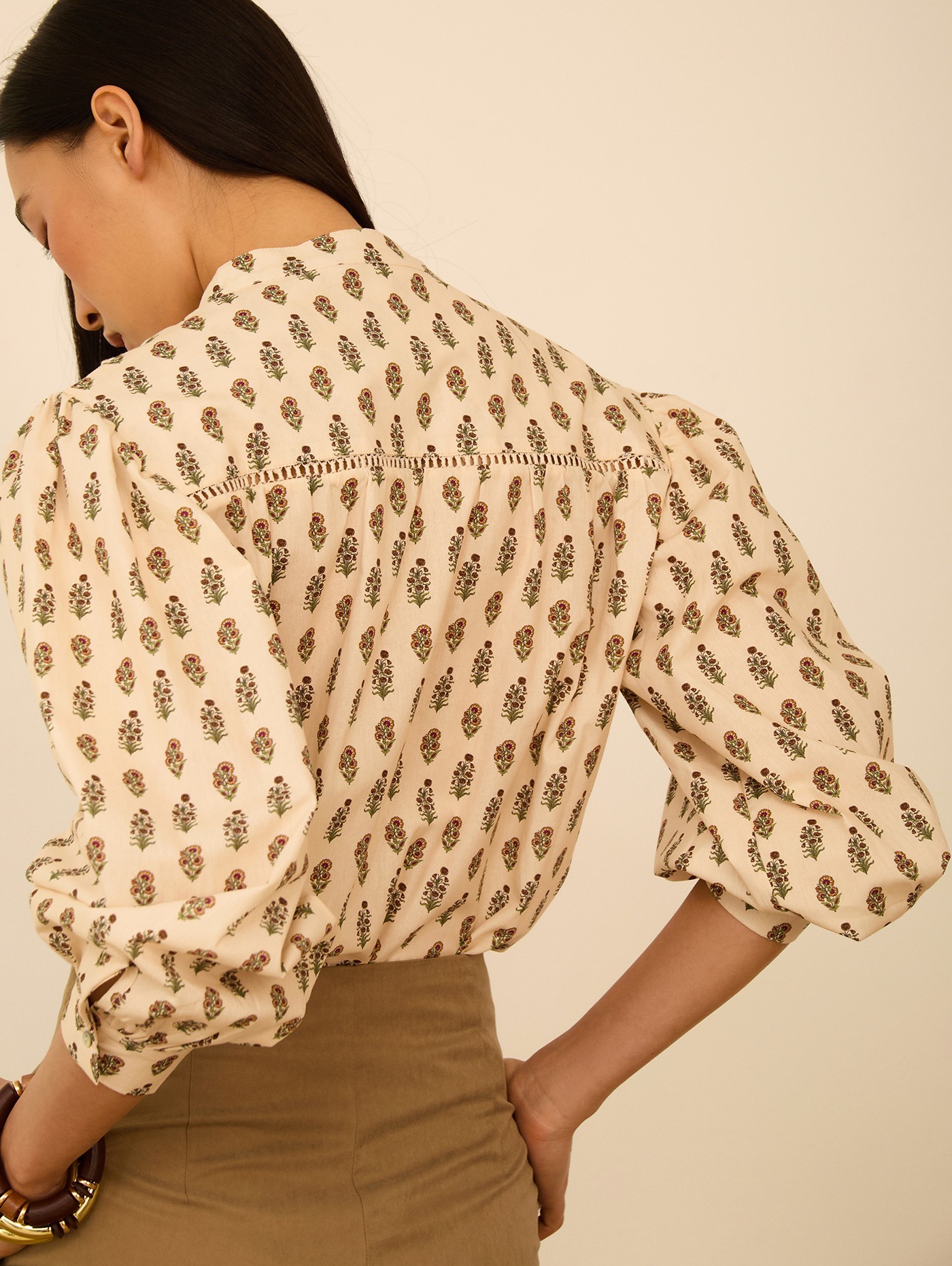 Blusa algodón estampado flores de MEISIE – foto 2