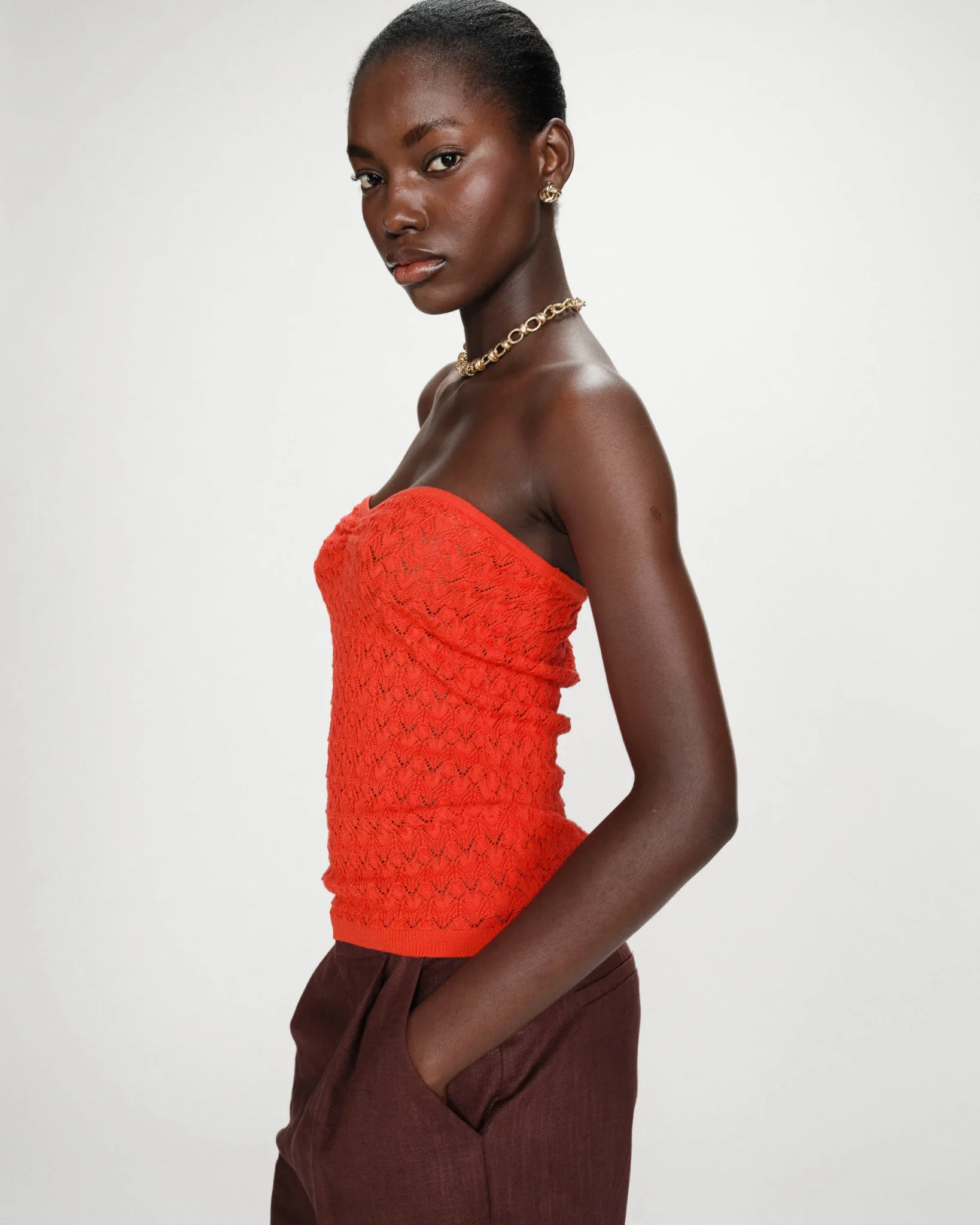 Top bustier de punto Valazzio de Grace & Mila – foto 2