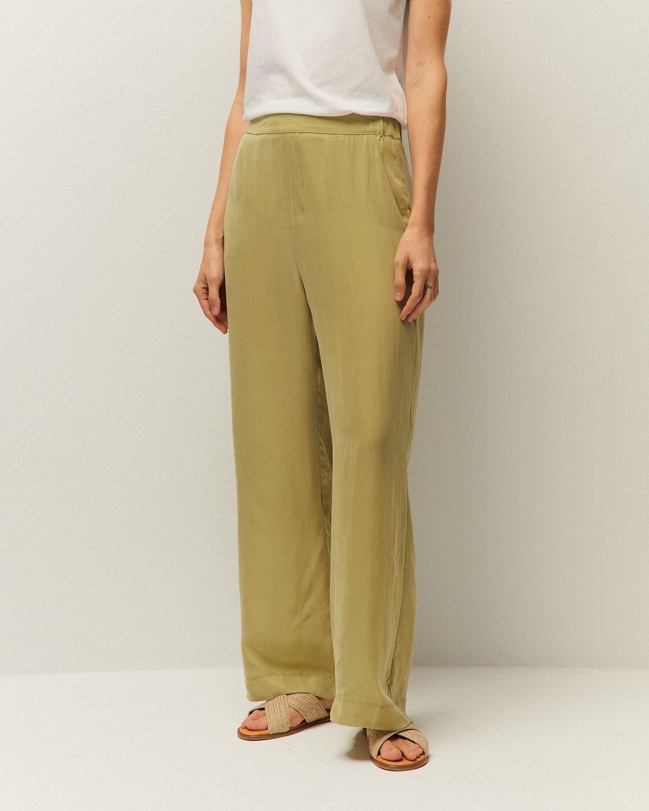 Pantalón cupro bolsillos laterale de System Action – foto 3