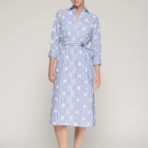 VESTIDO CAMISERO RAYAS de Vilagallo – foto 1