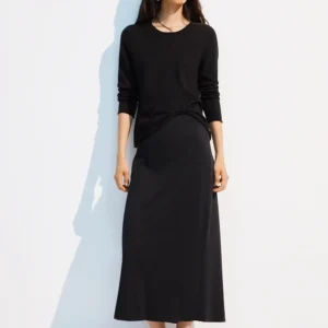 Falda Midi Fluida de Talle Alto de eseOese – foto 1