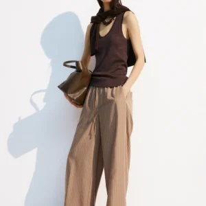 Pantalón Recto Fluido a Rayas de eseOese – foto 1