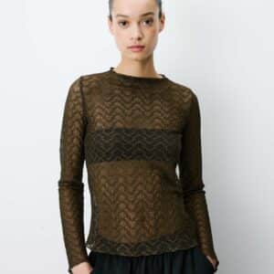 Camiseta Básica Cuello Redondo Aube de Grace & Mila – foto 1
