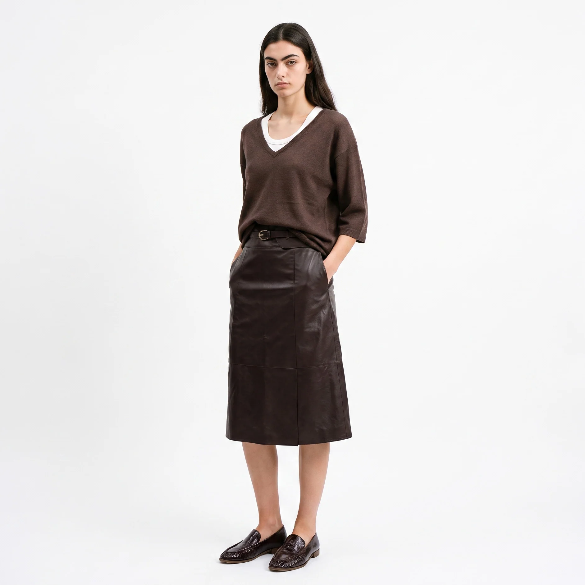 Falda Midi Elegante Clera de Art Love – foto 3