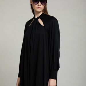 Vestido fluido con cuello anudado de SKATIE – foto 1