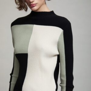 Jersey de Punto Canalé Colorblock de SKATIE – foto 1