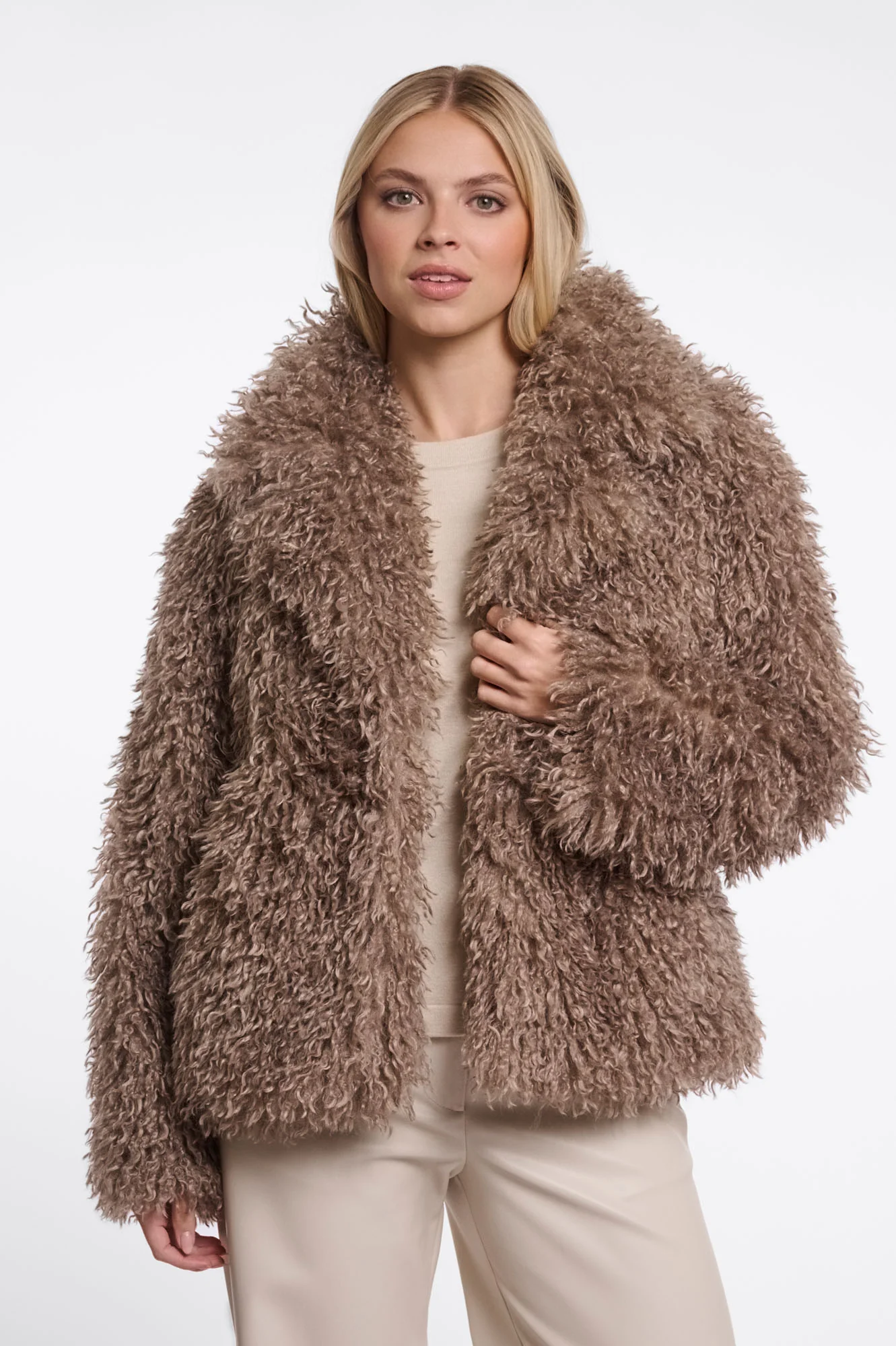 Chaqueta Blazer con Cuello Solapa