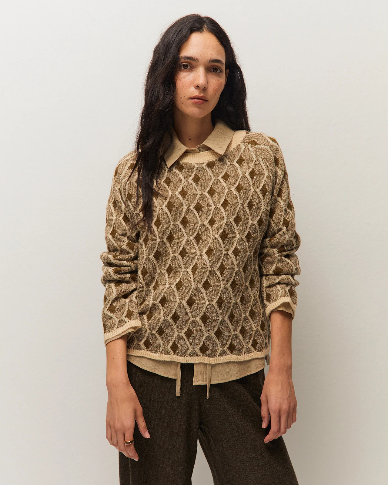 Jersey de Punto Jacquard