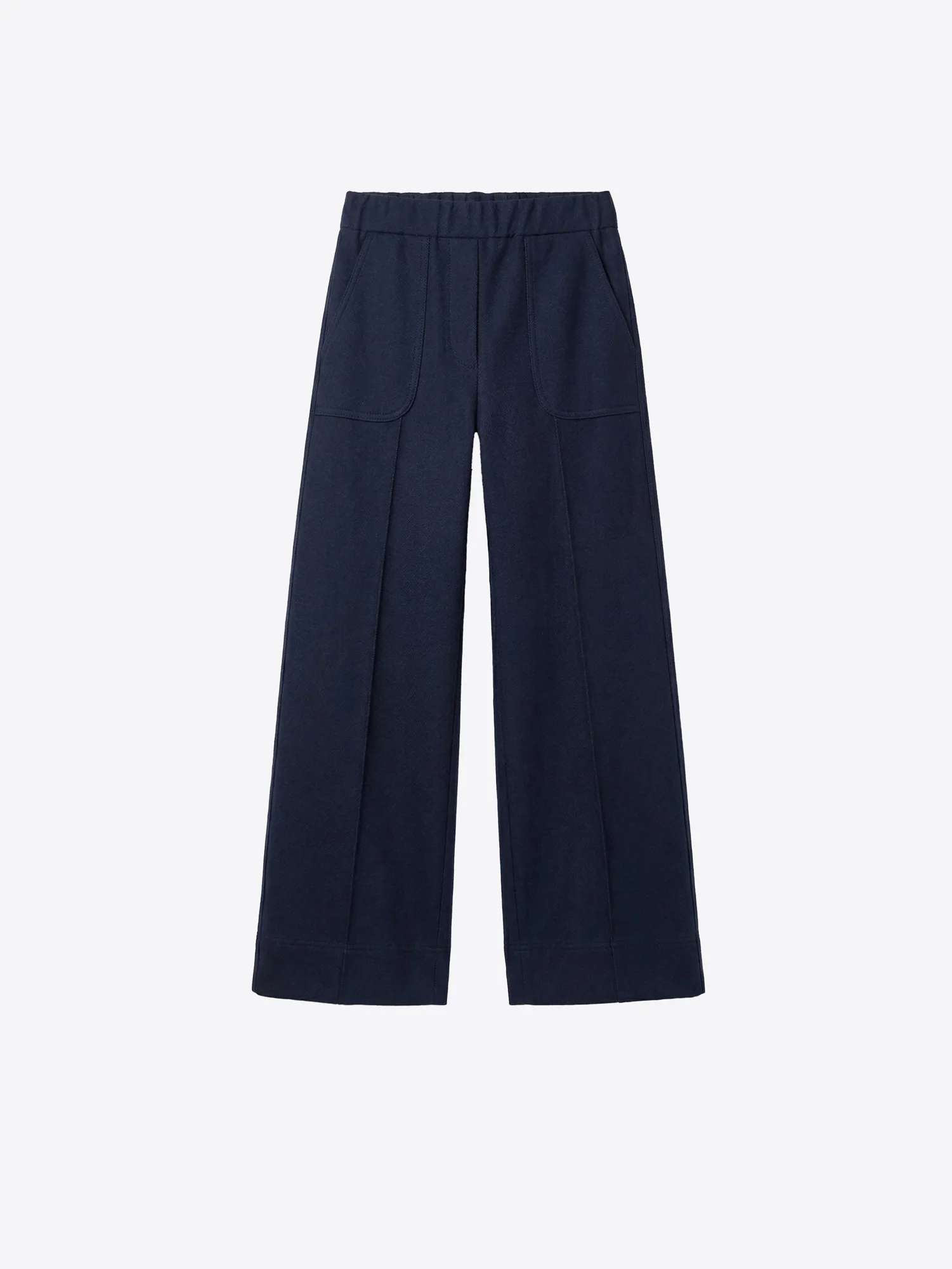Pantalón Denim Elástico Estructurado