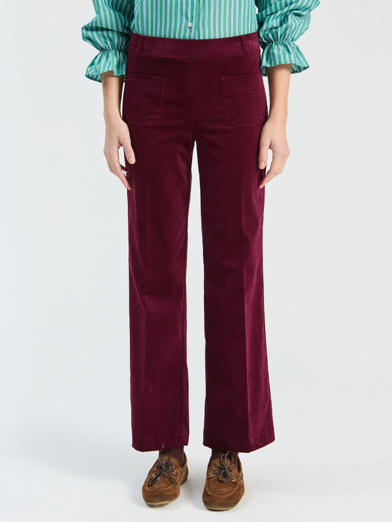 Pantalón Recto de Terciopelo - Imagen 2